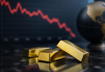 El oro cae y pone en riesgo el soporte de 4.000 dólares