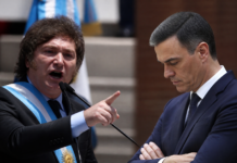 Milei llama ladrón corrupto a Sánchez y vuelve al ataque
