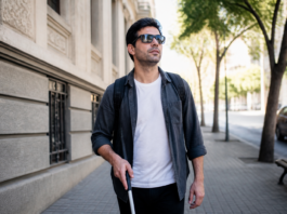 Las gafas inteligentes que permiten a Daniel Álvarez orientarse