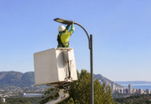 Finestrat estrena 40 nuevas luminarias LED en Golf Bahía