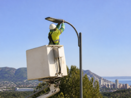 Finestrat estrena 40 nuevas luminarias LED en Golf Bahía
